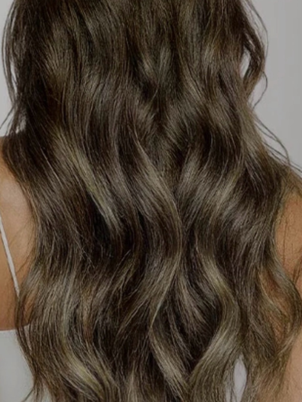 Dark Brown Wavy Women's Hair Extension / Wig